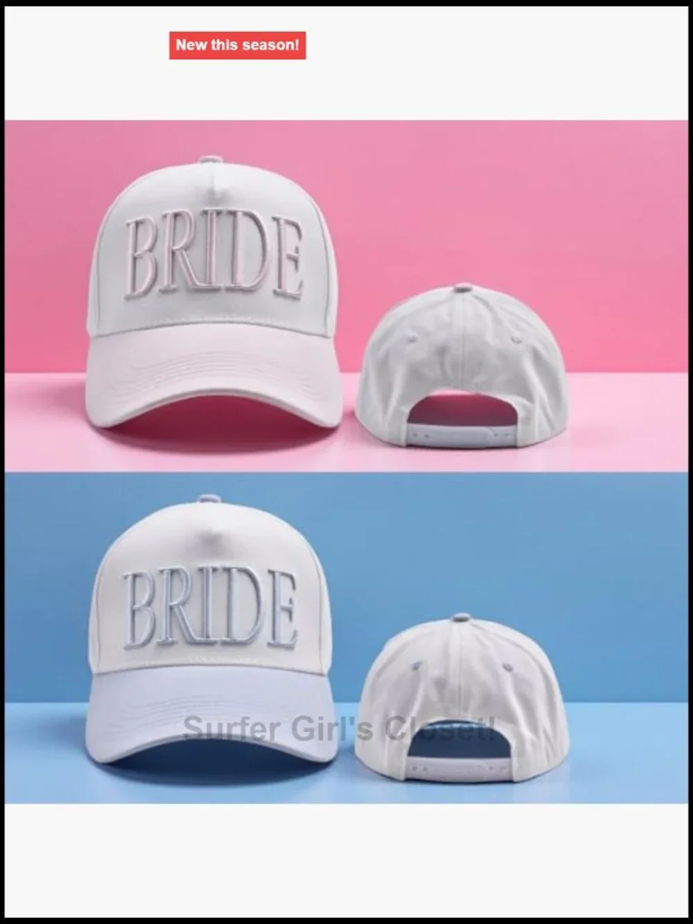 Bride Trucker Hat - Bachelorette Party Snapback Cap